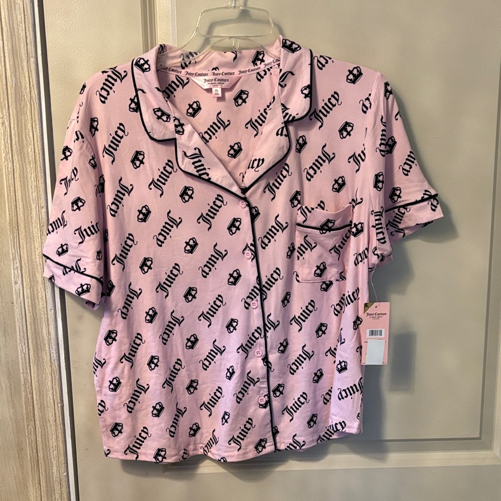 Juicy Couture Light Pink Logo Pajama Set